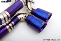 RES SS304, Rear Section+Four Tips FIT Porsche 911 (991/997) 3.8T 2008-2011 997.2