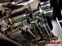 RES SS304, Catless Downpipe+Rear Section+Four Tips (NO Remote Control Kit) FIT Porsche 911 (991/997) Carrera 3.0T Carrera S 3.0T Carrera 4S 3.0T 2016-2017 991.2