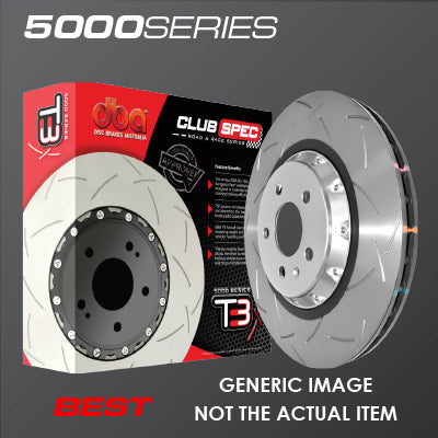 DBA ROTOR PAIR 5000 Rotor Standard With NAS Nuts KP 360mm x 32mm FOR [ Jeep SRT8 Grand Cherokee & Wrangler 05-> F ]
