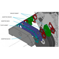 Davies Craig EWP Block Adaptor LS Series Engine - GM GEN III & IV SB (8670)