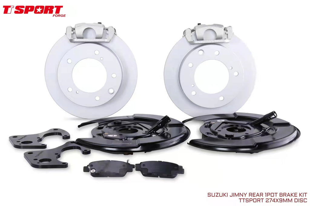 TT SPORT Rear brake kit upgrade (DRUM to DISC ) BOLT-ON KIT FOR SUZUKI JIMNY -- Rear kit