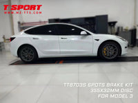 TTSPORT FRONT BIG BRAKE KIT FOR TESLA MODEL 3 (NEED 18 INCH WHEELS AND UP)