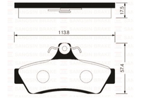 KPS BRAKE VALUE PACKAGE ROTORS + BRAKE PADS FOR Commodore VT VU VX VY VZ (Font+Rear)
