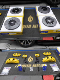 Akebono big brake kit for Bentley Bentayga  Front 10 pots + Rear 4 pots +CARBO Carbon- ceramic Disc