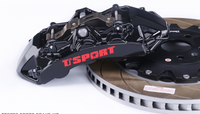 TTSPORT UPGRADE 6 POTS BRAKE CALIPER (FRONT)-- BLACK FOR SUV AND UTE --19'' WHEELS AND UP (TT8703)