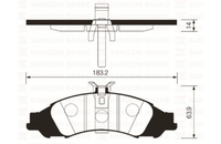 KPS BRAKE VALUE PACKAGE ROTORS + BRAKE PADS FOR Commodore VT VU VX VY VZ (Font+Rear)