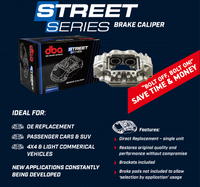 DBA Street Series Brake Caliper REAR (A PAIR) FOR NISSAN PATROL GQ