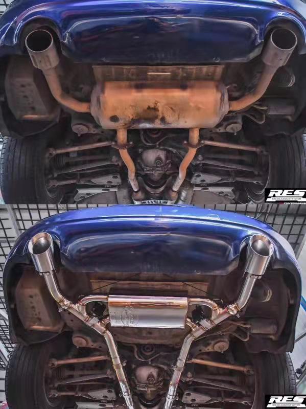 RES CATBACK EXHAUST SYSTEM  ( INCLUDING REMOTE CONTROL KIT) FOR INFINITI Q50 2.0L