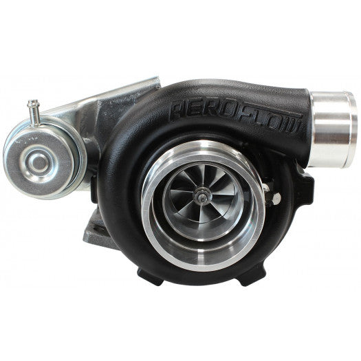 Aeroflow BOOSTED 4628 .64 Turbocharger 475HP, Hi Temp Black Finish Internal Wastegate, T25 / T28 Inlet Flange, 5-Bolt Exhaust Flange