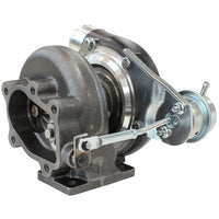 Aeroflow BOOSTED 4628 .64 Turbocharger 475HP, Hi Temp Black Finish Internal Wastegate, T25 / T28 Inlet Flange, 5-Bolt Exhaust Flange
