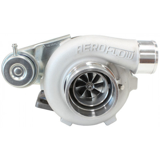 Aeroflow BOOSTED 4628 .86 Turbocharger 400HP, Natural Cast Finish Internal Wastegate, T25 / T28 Inlet Flange, 5-Bolt Exhaust Flange