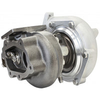 Aeroflow BOOSTED 4728 .64 NISSAN Turbocharger 400HP, Natural Cast Finish Internal Wastegate, T25 / T28 Inlet Flange, 5-Bolt Exhaust Flange