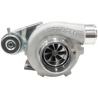 Aeroflow BOOSTED 5428 .64 Turbocharger 445HP, Natural Cast Finish Internal Wastegate, T25 / T28 Inlet Flange, 5-Bolt Exhaust Flange