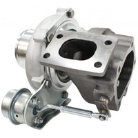 Aeroflow BOOSTED 5428 .64 Turbocharger 445HP, Natural Cast Finish Internal Wastegate, T25 / T28 Inlet Flange, 5-Bolt Exhaust Flange