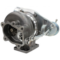 Aeroflow BOOSTED 5428 .86 Turbocharger 445HP, Natural Cast Finish Internal Wastegate, T25 / T28 Inlet Flange, 5-Bolt Exhaust Flange