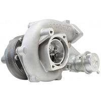 Aeroflow BOOSTED 5328 .64 NISSAN Turbocharger 445HP, Natural Cast Finish Internal Wastegate, T25 / T28 Inlet Flange, 5-Bolt Exhaust Flange