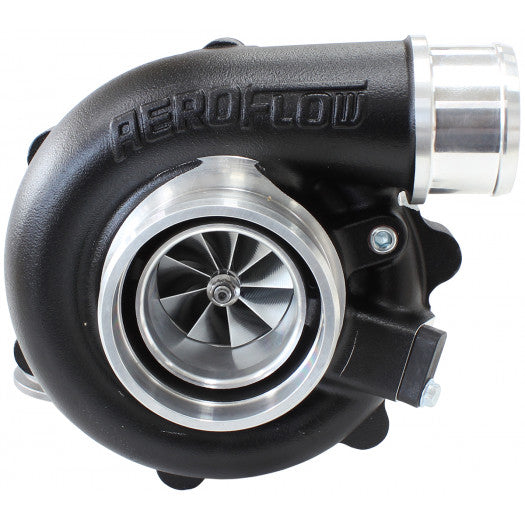 Aeroflow BOOSTED 4849 .72 Turbocharger, Hi Temp Black Finish External Wastegate, V-Band Inlet & Exhaust Flanges