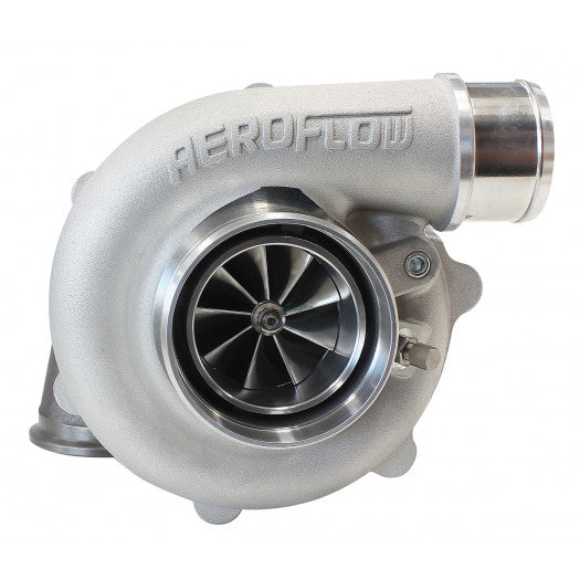 Aeroflow BOOSTED 5449 .72 Turbocharger 660HP, Natural Cast Finish External Wastegate, V-Band Inlet & Exhaust Flanges