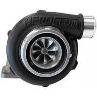 Aeroflow BOOSTED 5455 .63 Turbocharger 650HP, Hi Temp Black Finish External Wastegate, T3 Inlet Flange, V-Band Exhaust Flange