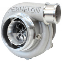 Aeroflow BOOSTED 5455 .63 Turbocharger 650HP, Natural Cast Finish External Wastegate, T3 Inlet Flange, V-Band Exhaust Flange