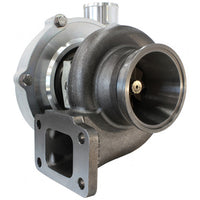 Aeroflow BOOSTED 5455 .63 Turbocharger 650HP, Natural Cast Finish External Wastegate, T3 Inlet Flange, V-Band Exhaust Flange