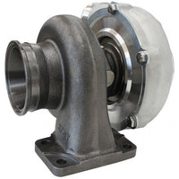 Aeroflow BOOSTED 5455 .82 Turbocharger 650HP, Natural Cast Finish External Wastegate, T3 Inlet Flange, V-Band Exhaust Flange