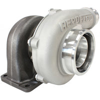 Aeroflow BOOSTED 5855 .82 Turbocharger 750HP, Natural Cast Finish External Wastegate, T3 Inlet Flange, V-Band Exhaust Flange
