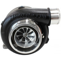 Aeroflow BOOSTED 5855 1.06 Turbocharger 750HP, Hi Temp Black Finish External Wastegate, T3 Inlet Flange, V-Band Exhaust Flange
