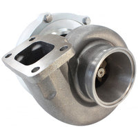 Aeroflow BOOSTED 5855 1.06 Turbocharger 750HP, Natural Cast Finish External Wastegate, T3 Inlet Flange, V-Band Exhaust Flange