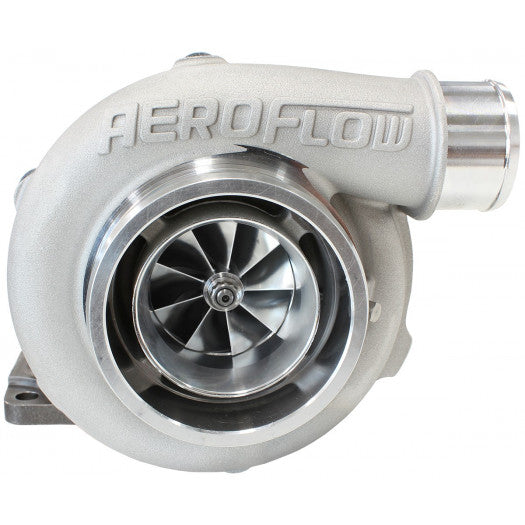 Aeroflow BOOSTED 5862 .63 Turbocharger 750HP, Natural Cast Finish External Wastegate, T3 Inlet Flange, V-Band Exhaust Flange