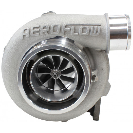 Aeroflow BOOSTED 5862 1.06 Turbocharger 750HP, Natural Cast Finish External Wastegate, T3 Inlet Flange, V-Band Exhaust Flange