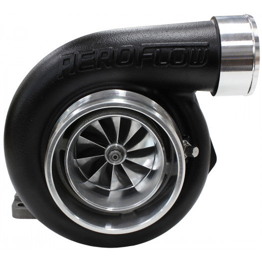 Aeroflow BOOSTED 6662 .63 Turbocharger 850HP, Hi Temp Black Finish External Wastegate, T3 Inlet Flange, V-Band Exhaust Flange