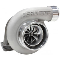 Aeroflow BOOSTED 6662 .63 Turbocharger 850HP, Natural Cast Finish External Wastegate, T3 Inlet Flange, V-Band Exhaust Flange