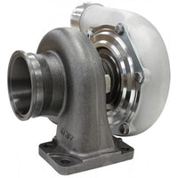 Aeroflow BOOSTED 6662 .63 Turbocharger 850HP, Natural Cast Finish External Wastegate, T3 Inlet Flange, V-Band Exhaust Flange