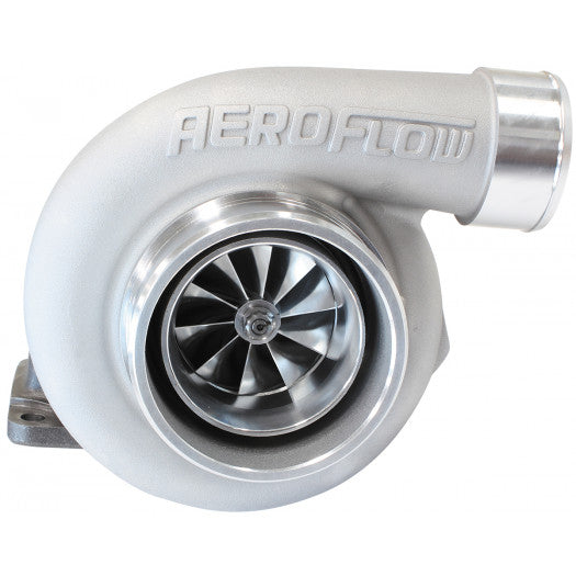 Aeroflow BOOSTED 6662 .82 Turbocharger 850HP, Natural Cast Finish External Wastegate, T3 Inlet Flange, V-Band Exhaust Flange
