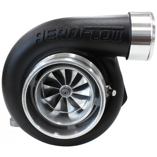 Aeroflow BOOSTED 6662 1.06 Turbocharger 850HP, Hi Temp Black Finish External Wastegate, T3 Inlet Flange, V-Band Exhaust Flange