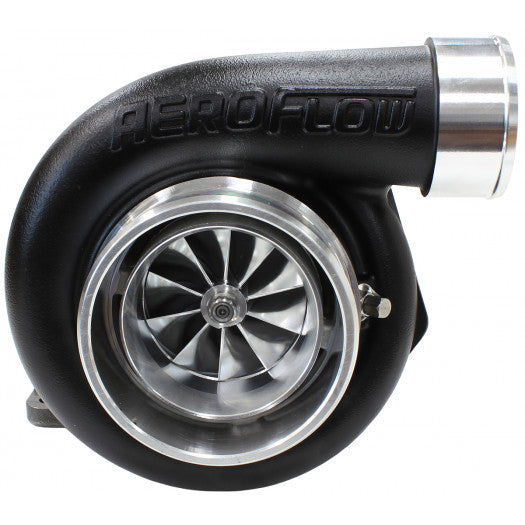 Aeroflow BOOSTED 6762 .83 Turbocharger 1000HP, Hi Temp Black Finish External Wastegate, T3 Inlet Flange, V-Band Exhaust Flange