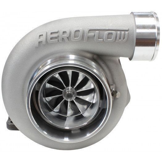 Aeroflow BOOSTED 6762 .83 Turbocharger 1000HP, Natural Cast Finish External Wastegate, T3 Inlet Flange, V-Band Exhaust Flange