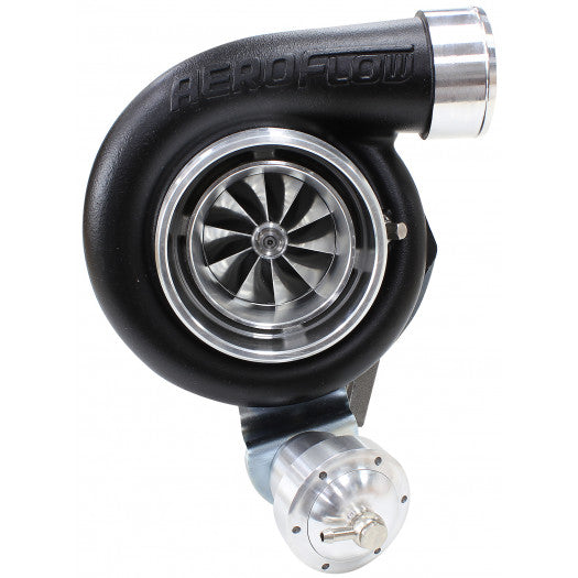 Aeroflow BOOSTED 6662 1.06 XR6 Turbocharger, Hi Temp Black FinishInternal Wastegate, T3 Inlet Flange, XR6 5-Bolt Exhaust Flange