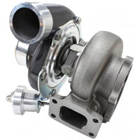 Aeroflow BOOSTED 6662 1.06 XR6 Turbocharger, Hi Temp Black FinishInternal Wastegate, T3 Inlet Flange, XR6 5-Bolt Exhaust Flange
