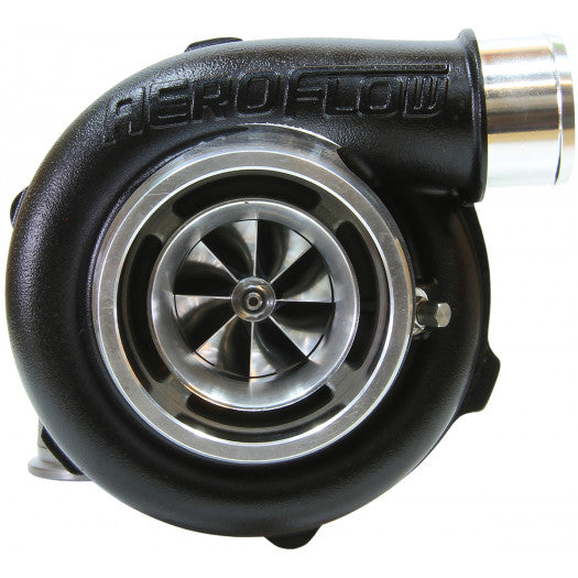 Aeroflow BOOSTED 5455 .83 Turbocharger, Hi Temp Black Finish External Wastegate, V-Band Inlet & Exhaust Flanges