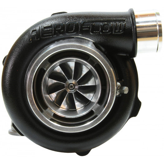 Aeroflow BOOSTED 5855 .83 Turbocharger, Hi Temp Black Finish External Wastegate, V-Band Inlet & Exhaust Flanges