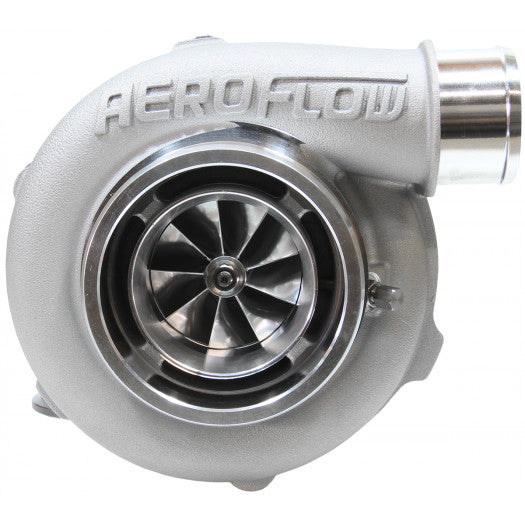 Aeroflow BOOSTED 5855 .83 Turbocharger, Natural Cast Finish External Wastegate, V-Band Inlet & Exhaust Flanges