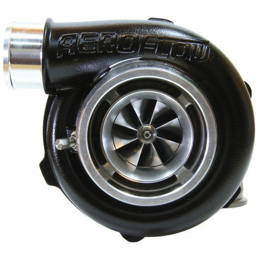 Aeroflow BOOSTED 5455 .83 Reverse Rotation Turbocharger, Hi Temp Black Finish External Wastegate, V-Band Inlet & Exhaust Flanges