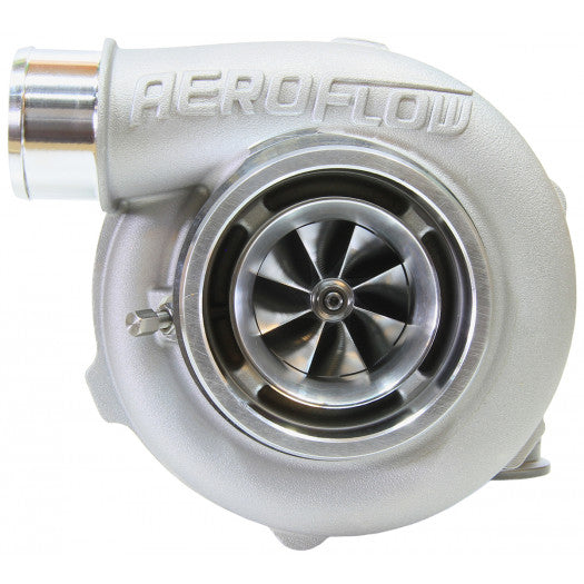 Aeroflow BOOSTED 5455 1.0 Reverse Rotation Turbocharger, Natural Cast Finish External Wastegate, V-Band Inlet & Exhaust Flanges