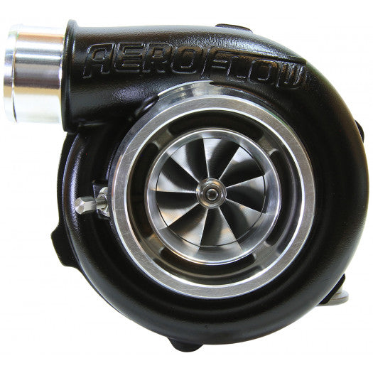 Aeroflow BOOSTED 5855 .83 Reverse Rotation Turbocharger, Hi Temp Black Finish External Wastegate, V-Band Inlet & Exhaust Flanges