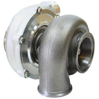 Aeroflow BOOSTED 5855 .83 Reverse Rotation Turbocharger, Natural Cast Finish External Wastegate, V-Band Inlet & Exhaust Flanges