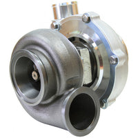 Aeroflow BOOSTED 5855 .83 Reverse Rotation Turbocharger, Natural Cast Finish External Wastegate, V-Band Inlet & Exhaust Flanges
