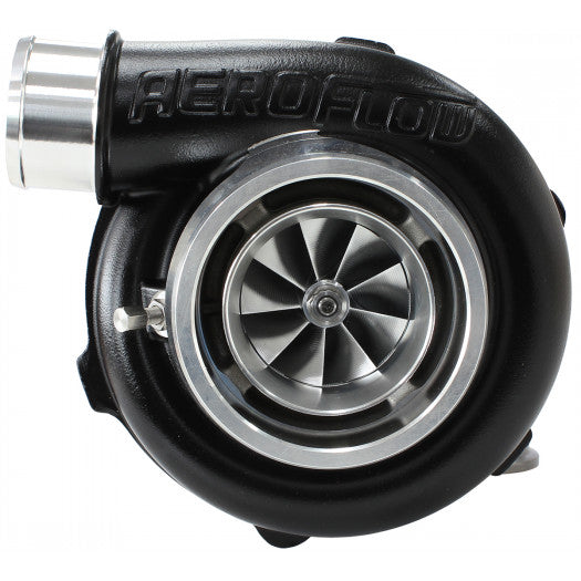 Aeroflow BOOSTED 5855 1.0 Reverse Rotation Turbocharger, Hi Temp Black Finish External Wastegate, V-Band Inlet & Exhaust Flanges
