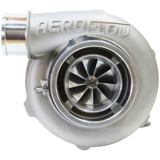 Aeroflow BOOSTED 5855 1.0 Reverse Rotation Turbocharger, Natural Cast Finish External Wastegate, V-Band Inlet & Exhaust Flanges